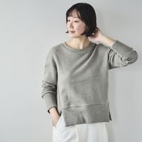 Kilka/軽くてきれい見えするスーピマ裏毛のプルオーバー